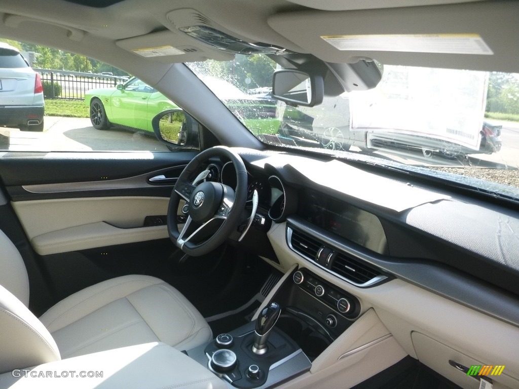 2019 Alfa Romeo Stelvio Sport AWD Ice Gray Dashboard Photo #134662758