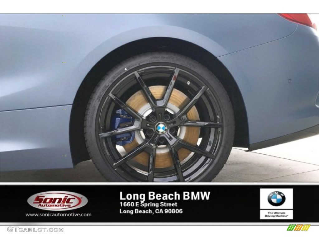 2019 8 Series 850i xDrive Coupe - Frozen Barcelona Blue Metallic / Ivory White/Night Blue photo #9