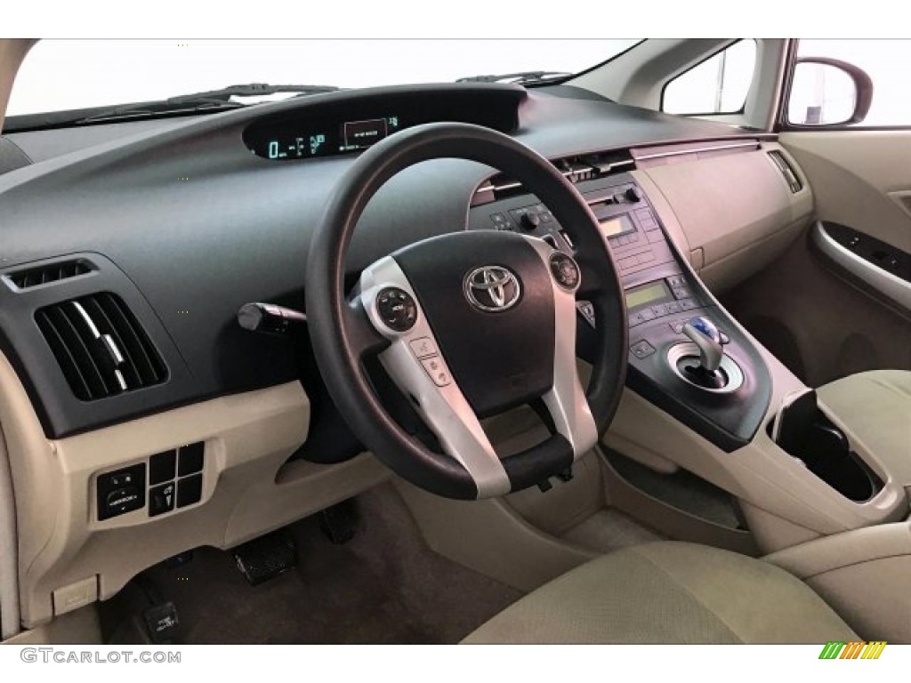 2011 Prius Hybrid III - Black / Bisque photo #21