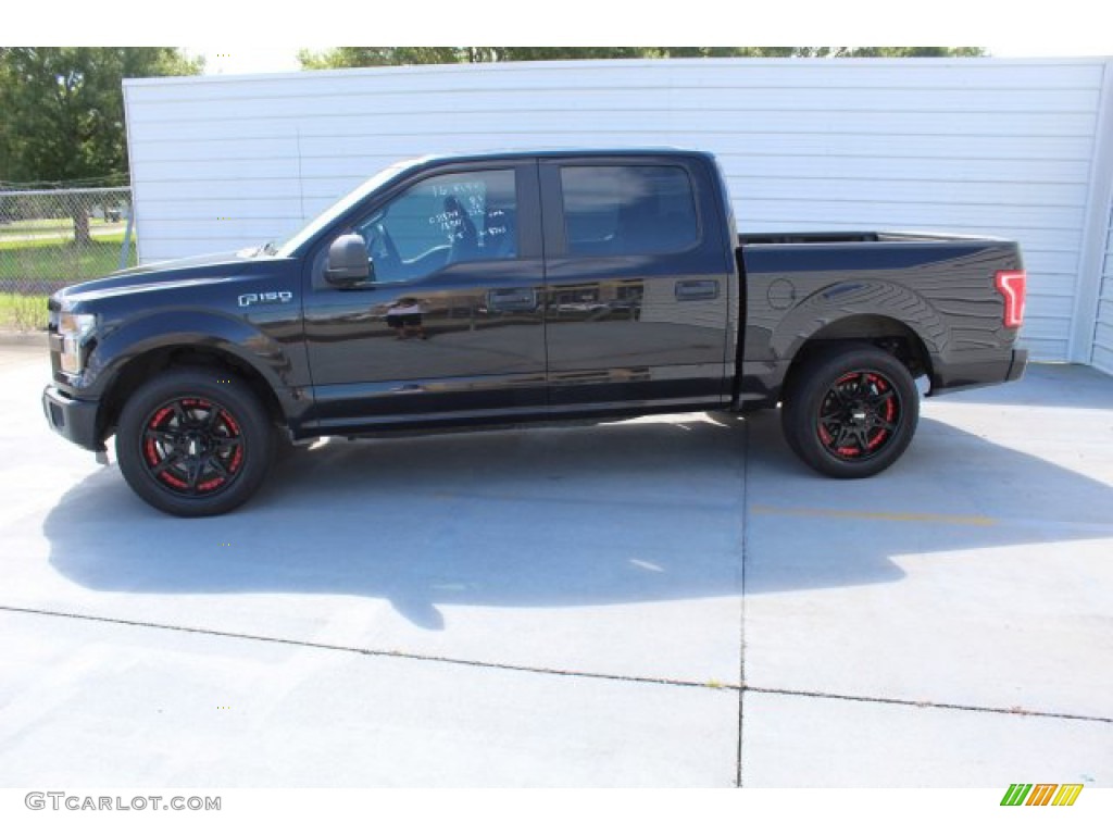 2016 F150 XL SuperCrew - Shadow Black / Medium Earth Gray photo #6