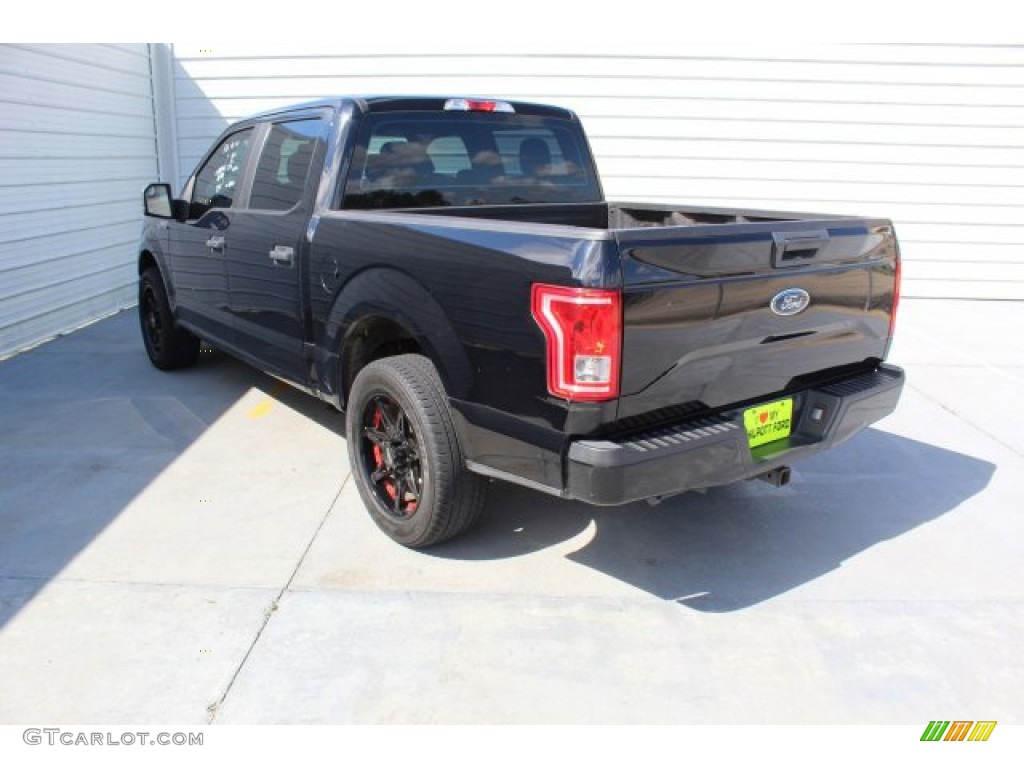 2016 F150 XL SuperCrew - Shadow Black / Medium Earth Gray photo #7