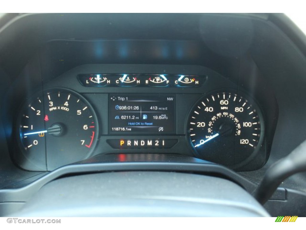 2016 F150 XL SuperCrew - Shadow Black / Medium Earth Gray photo #13