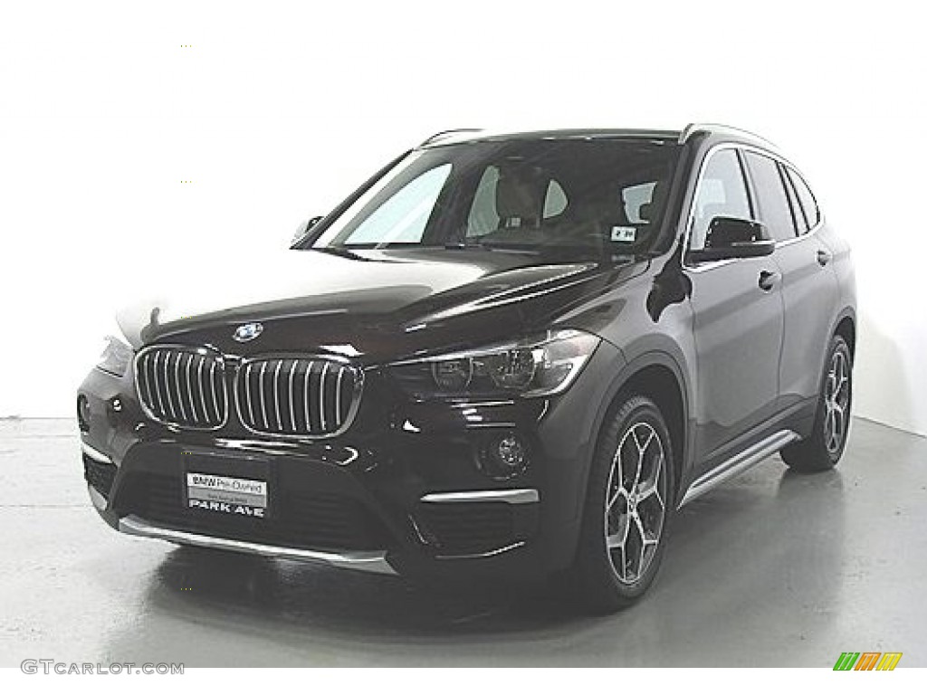 2019 X1 xDrive28i - Sparkling Brown Metallic / Oyster/Black photo #1