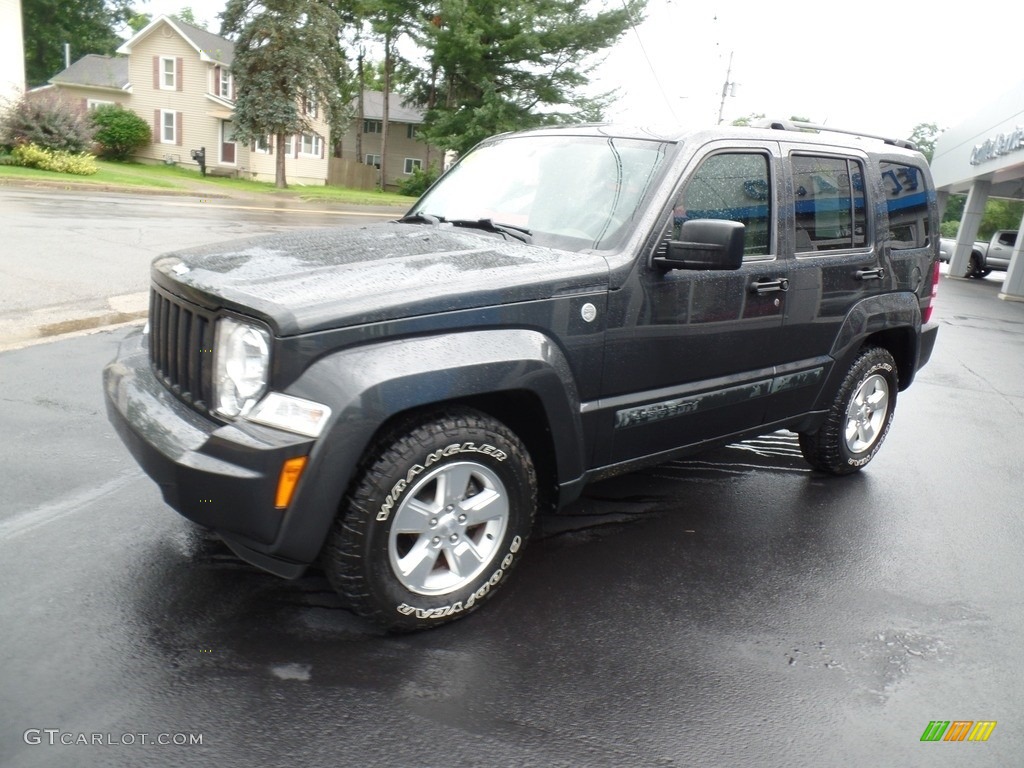 2010 Liberty Sport 4x4 - Dark Charcoal Pearl / Dark Slate Gray photo #1