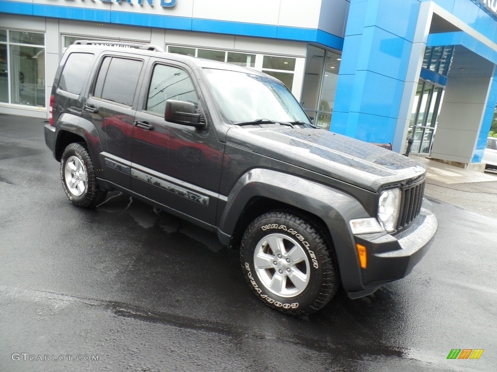 2010 Liberty Sport 4x4 - Dark Charcoal Pearl / Dark Slate Gray photo #5
