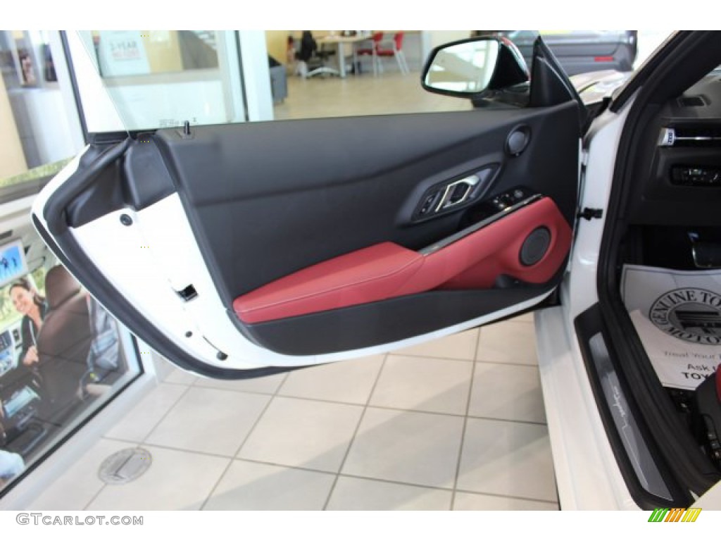 2020 Toyota GR Supra Launch Edition Red Door Panel Photo #134665154