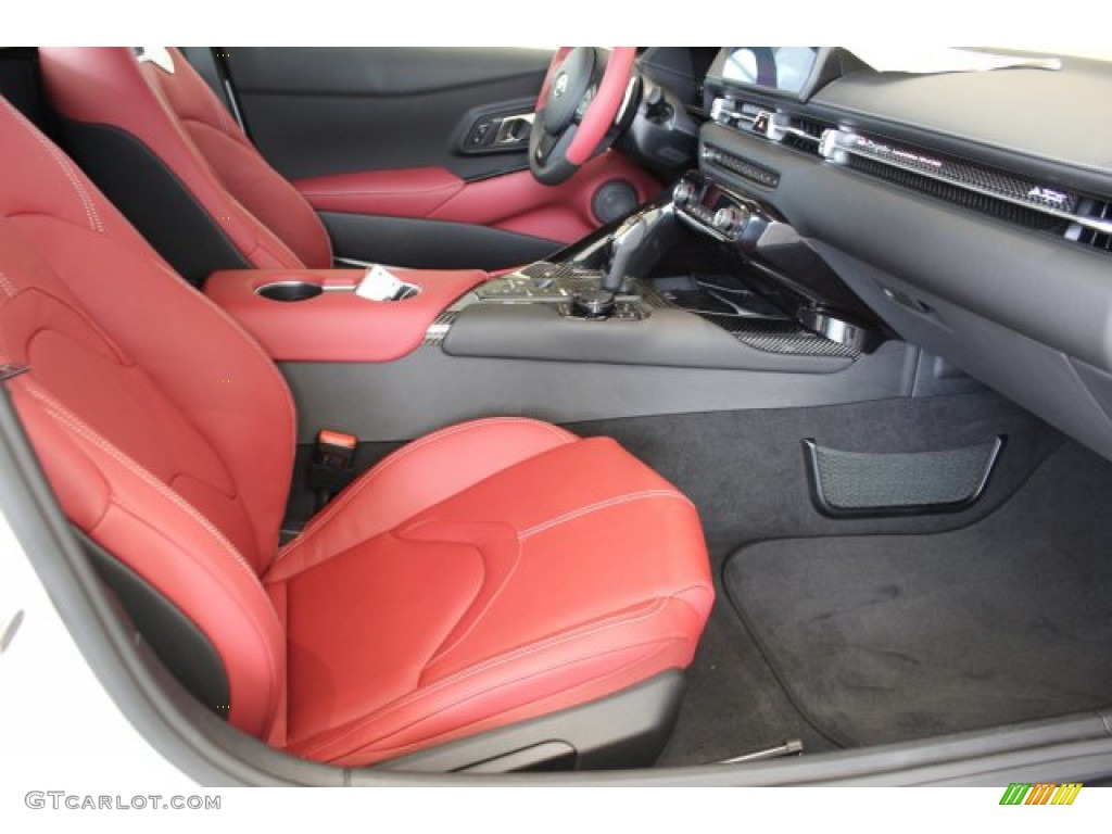 Red Interior 2020 Toyota GR Supra Launch Edition Photo #134665259