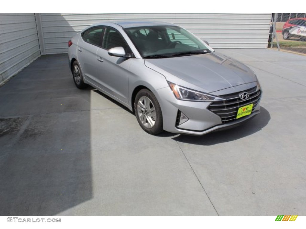 Stellar Silver 2020 Hyundai Elantra SEL Exterior Photo #134665289