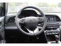 2020 Hyundai Elantra Black Interior Steering Wheel Photo