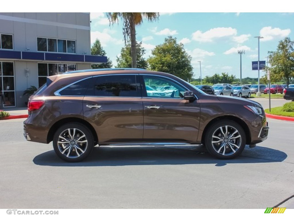 2019 MDX Advance - Canyon Bronze Metallic / Espresso photo #8