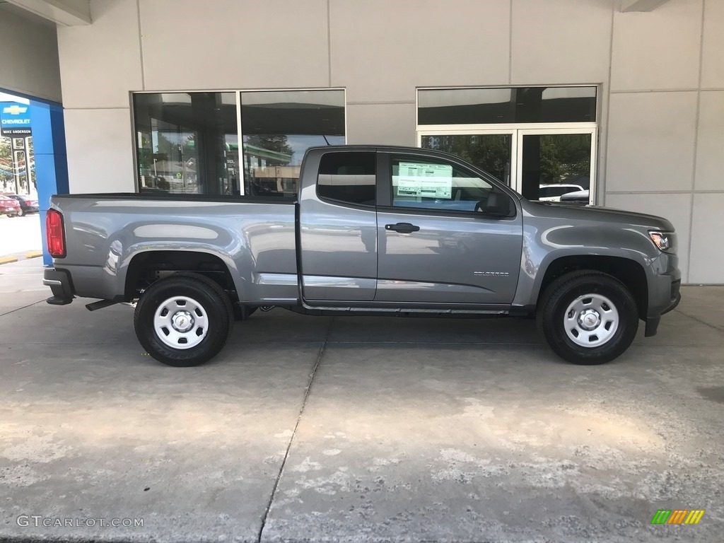 Satin Steel Metallic 2020 Chevrolet Colorado WT Extended Cab Exterior Photo #134667308