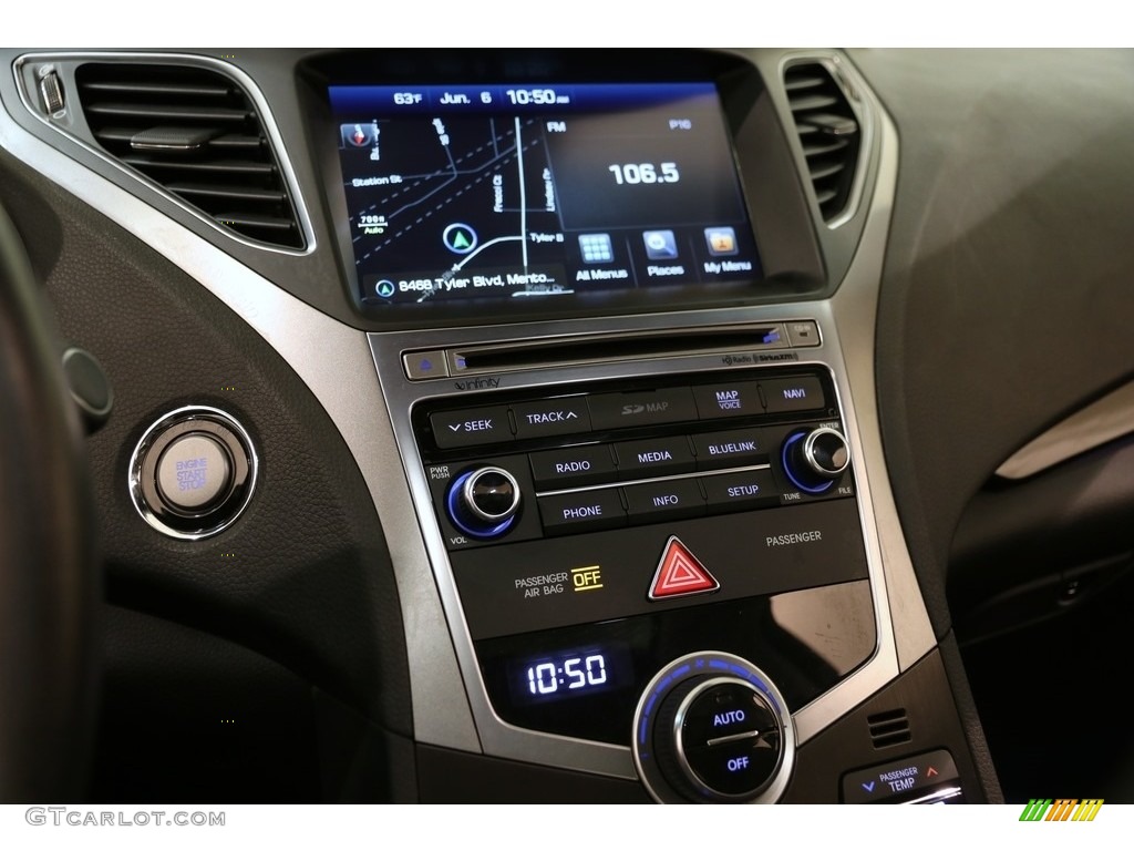 2015 Azera Limited - Diamond White Pearl / Graphite Black photo #8
