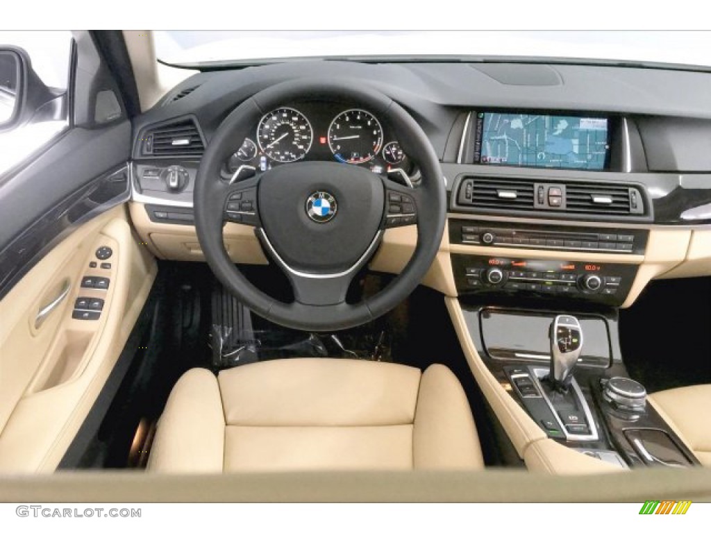 2016 5 Series 535i Sedan - Mineral White Metallic / Venetian Beige/Black photo #4