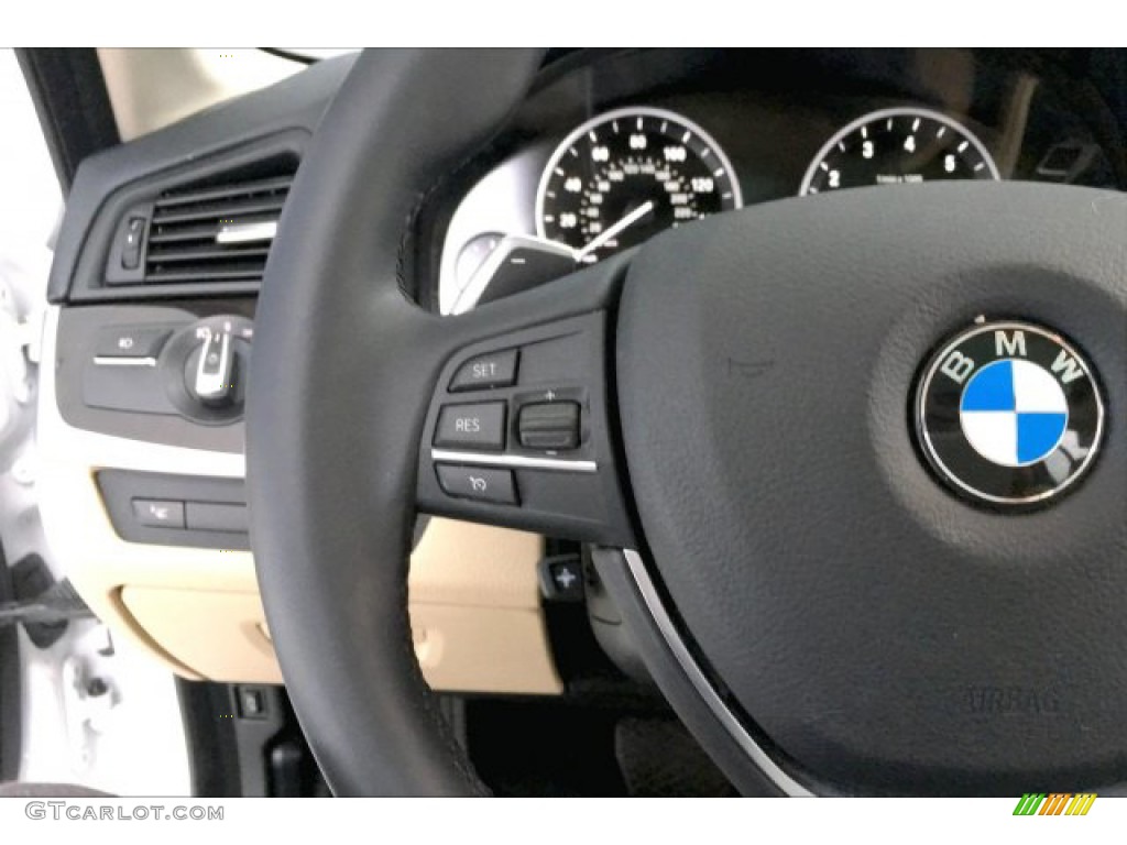 2016 5 Series 535i Sedan - Mineral White Metallic / Venetian Beige/Black photo #14