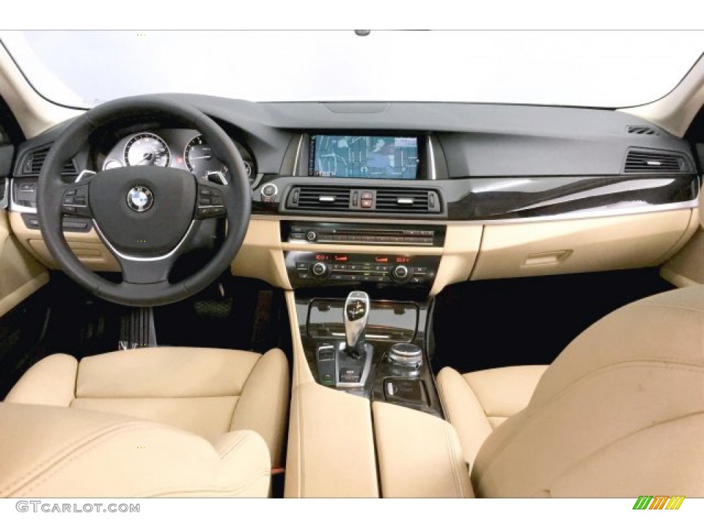 2016 5 Series 535i Sedan - Mineral White Metallic / Venetian Beige/Black photo #20
