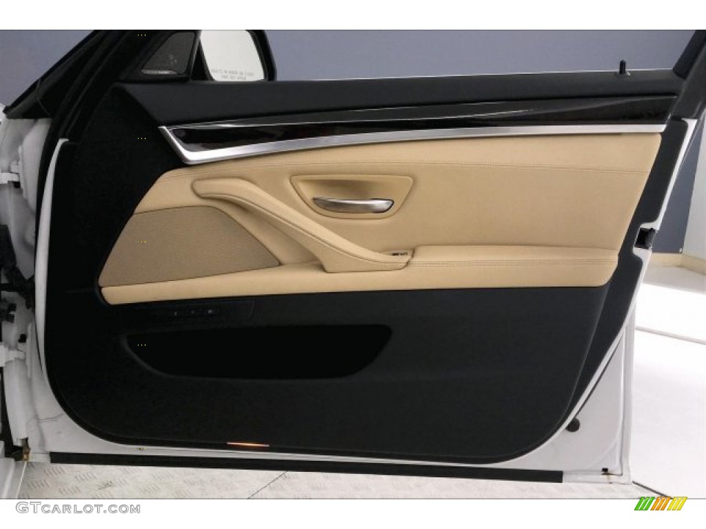 2016 5 Series 535i Sedan - Mineral White Metallic / Venetian Beige/Black photo #26