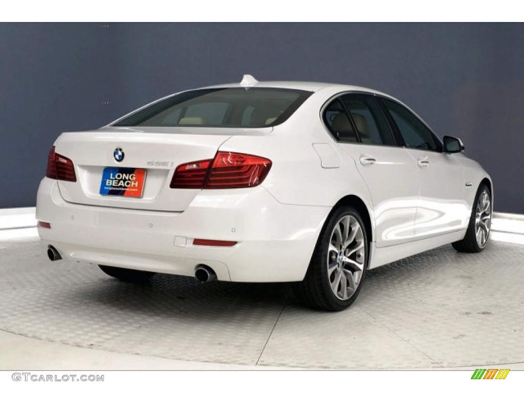 2016 5 Series 535i Sedan - Mineral White Metallic / Venetian Beige/Black photo #30