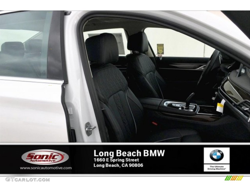 2020 7 Series 750i xDrive Sedan - Mineral White Metallic / Black photo #2