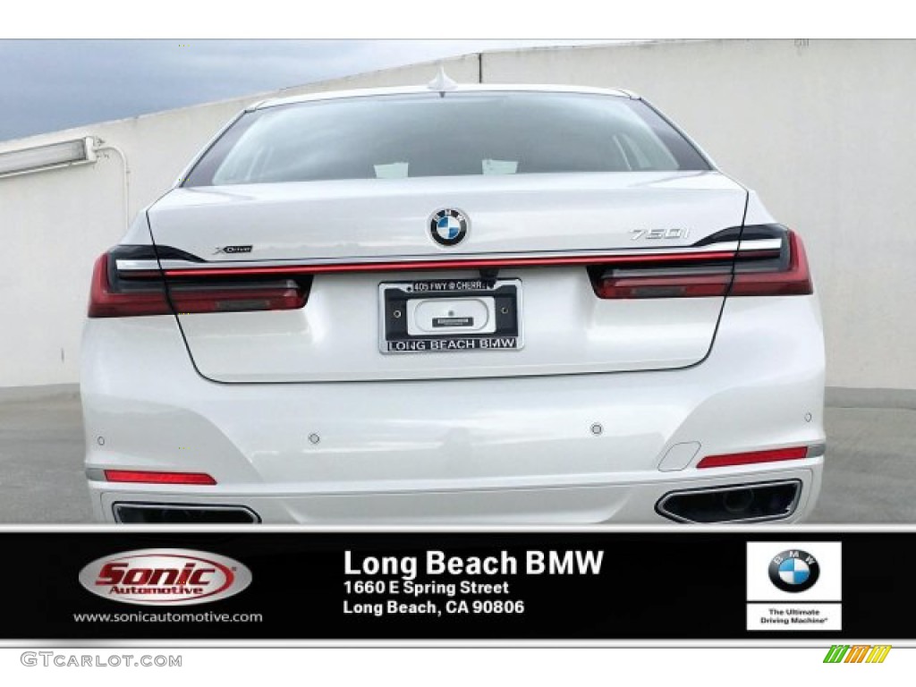 2020 7 Series 750i xDrive Sedan - Mineral White Metallic / Black photo #4