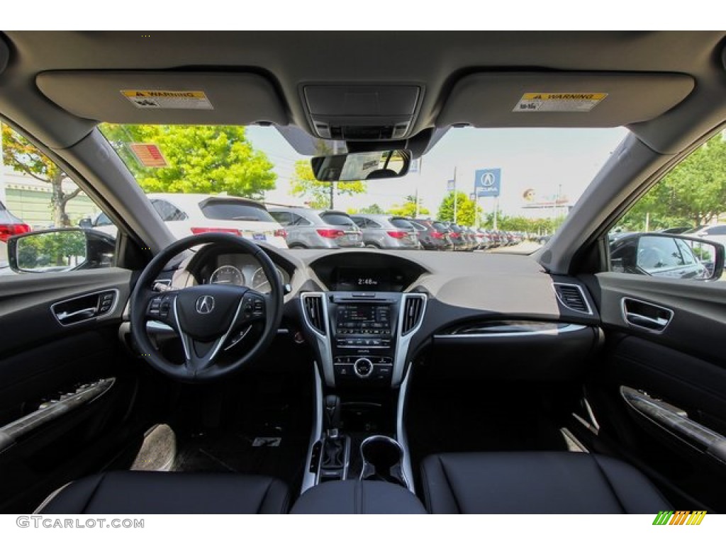 2020 Acura TLX Technology Sedan Ebony Dashboard Photo #134670440