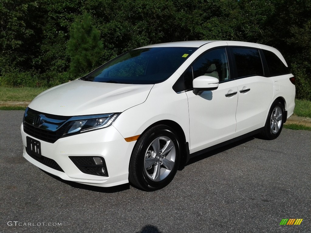 White Diamond Pearl 2019 Honda Odyssey EX Exterior Photo #134674289