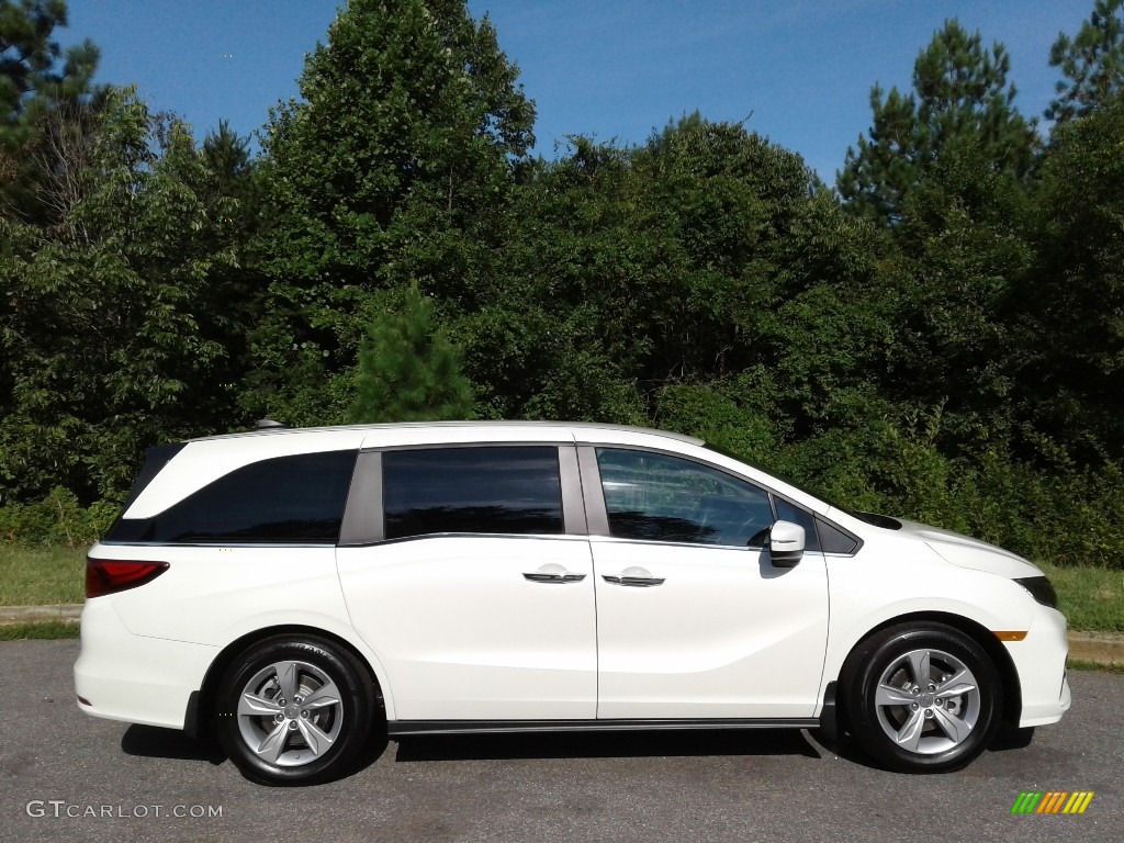 White Diamond Pearl 2019 Honda Odyssey EX Exterior Photo #134674364