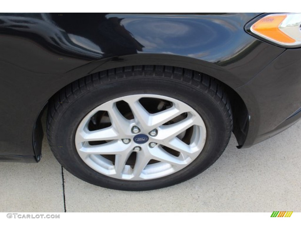 2014 Fusion SE - Tuxedo Black / Charcoal Black photo #8
