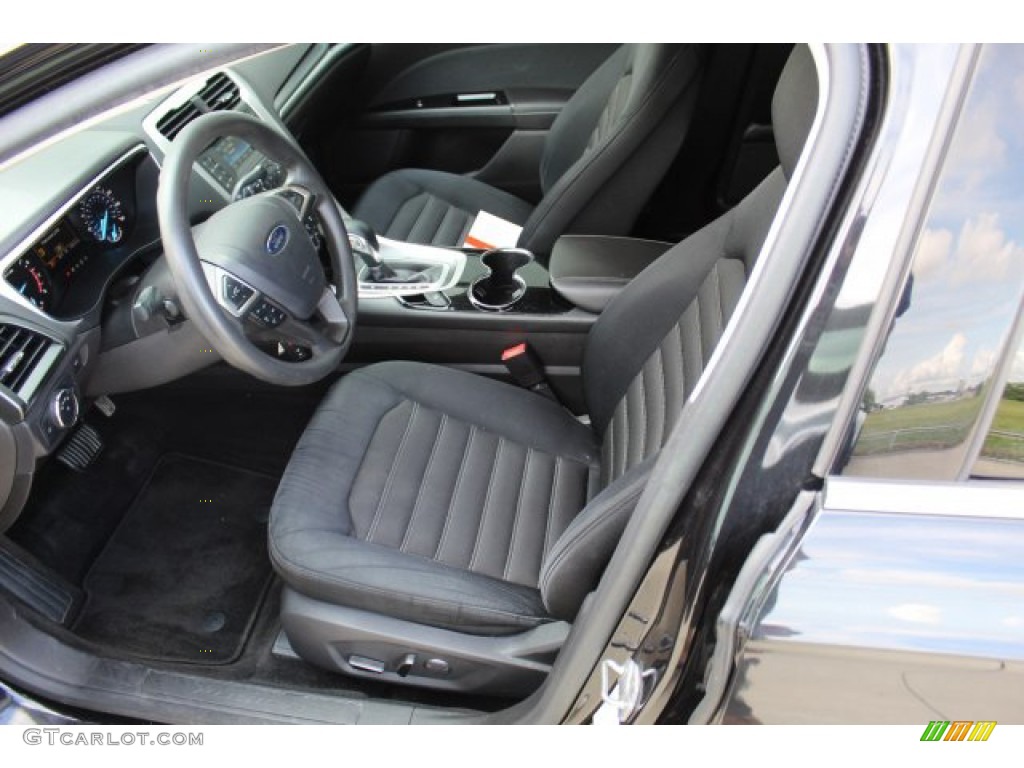 2014 Fusion SE - Tuxedo Black / Charcoal Black photo #13