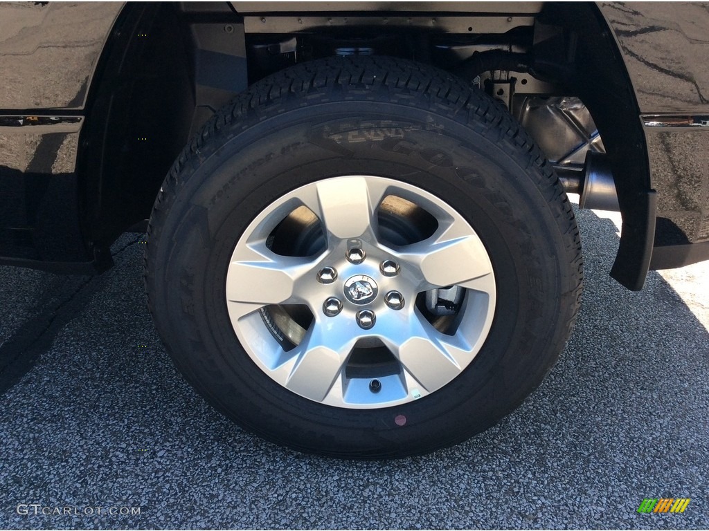 2019 1500 Big Horn Quad Cab 4x4 - Diamond Black Crystal Pearl / Black/Diesel Gray photo #9