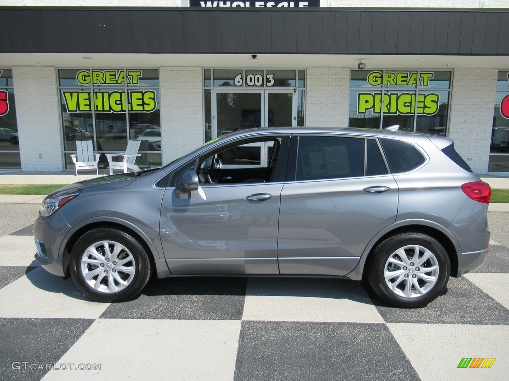 2019 Envision Preferred - Satin Steel Gray Metallic / Light Neutral photo #1
