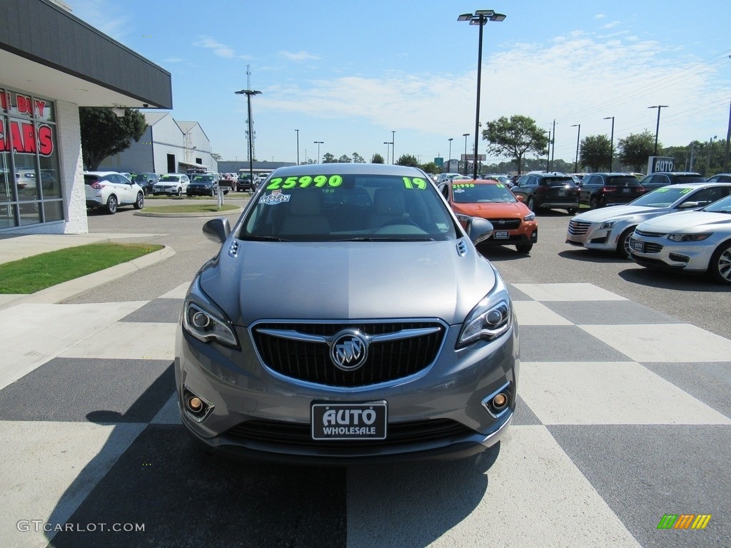 2019 Envision Preferred - Satin Steel Gray Metallic / Light Neutral photo #2