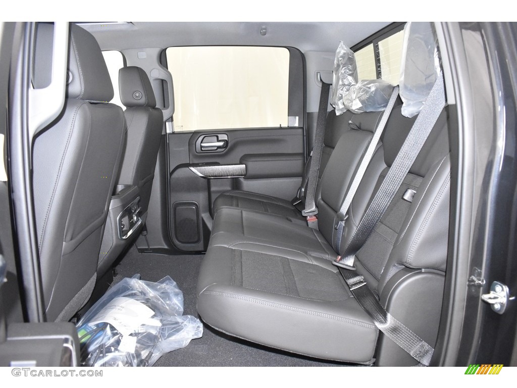 Jet Black Interior 2020 GMC Sierra 2500HD Denali Crew Cab 4WD Photo #134677196