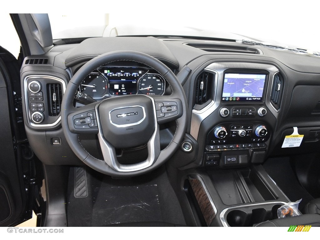 2020 GMC Sierra 2500HD Denali Crew Cab 4WD Jet Black Dashboard Photo #134677211
