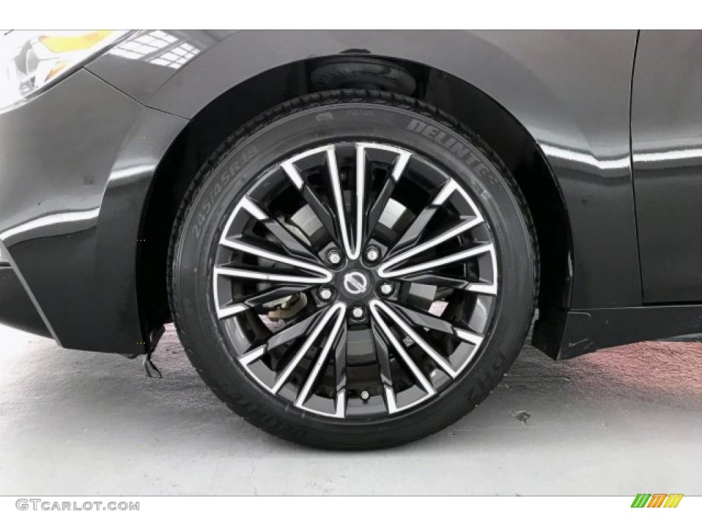 2016 Maxima Platinum - Super Black / Charcoal photo #8
