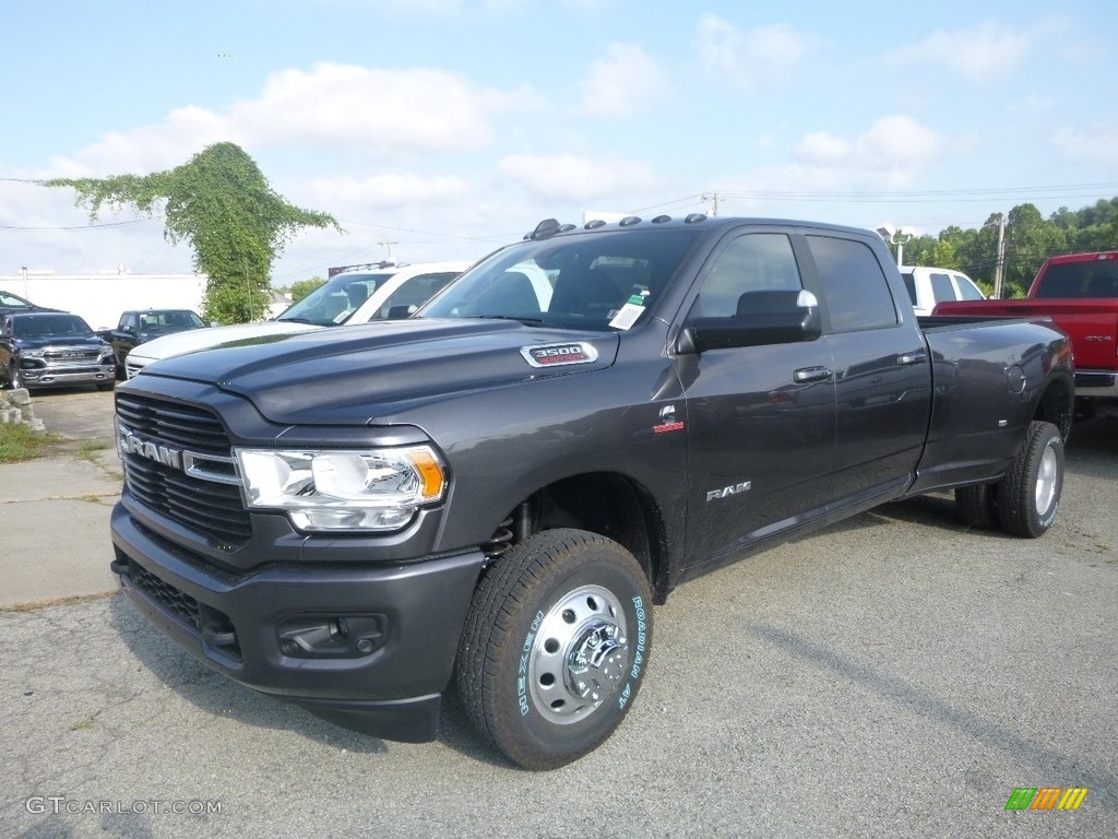 2019 3500 Big Horn Crew Cab 4x4 - Granite Crystal Metallic / Black/Diesel Gray photo #1