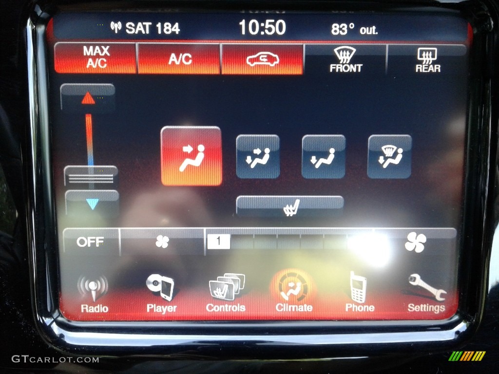 2015 Dart SXT - Laser Blue Pearl / Black/Light Tungsten Accent Stitching photo #23