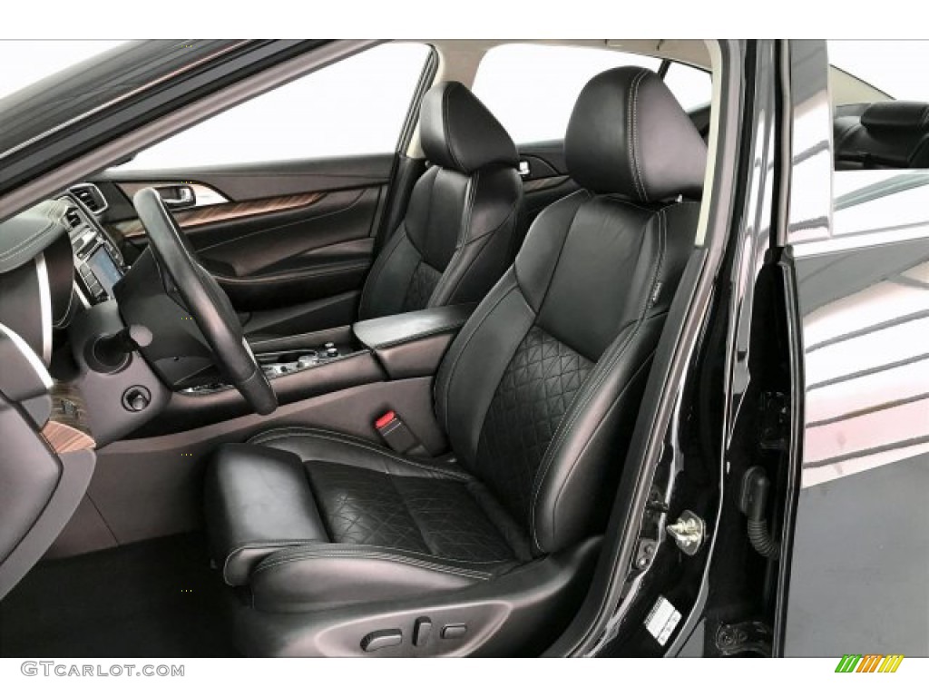 2016 Maxima Platinum - Super Black / Charcoal photo #14