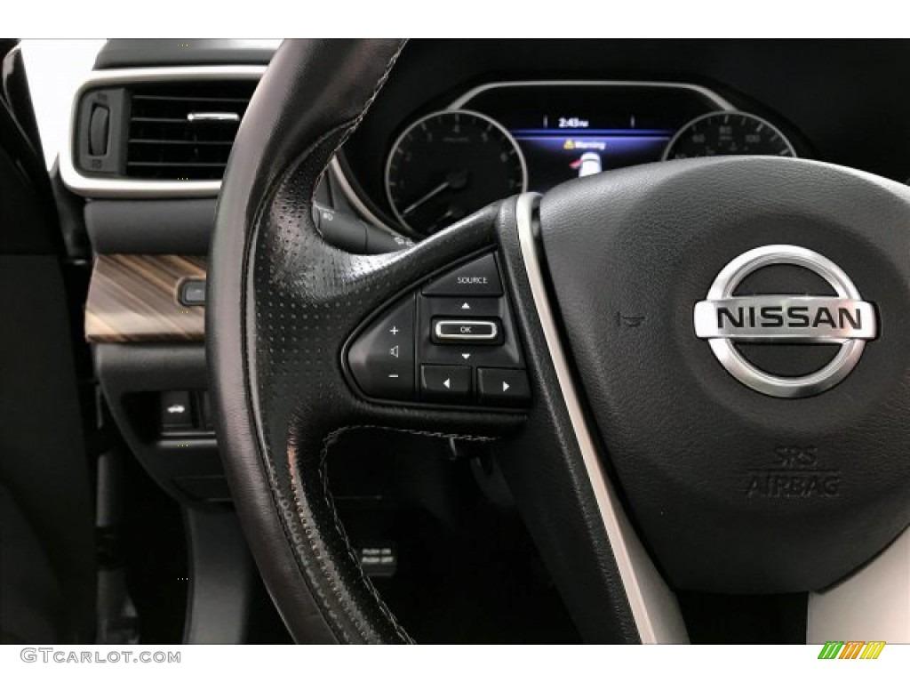 2016 Maxima Platinum - Super Black / Charcoal photo #18
