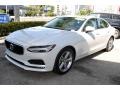 Crystal White Pearl Metallic 2017 Volvo S90 T5 Exterior