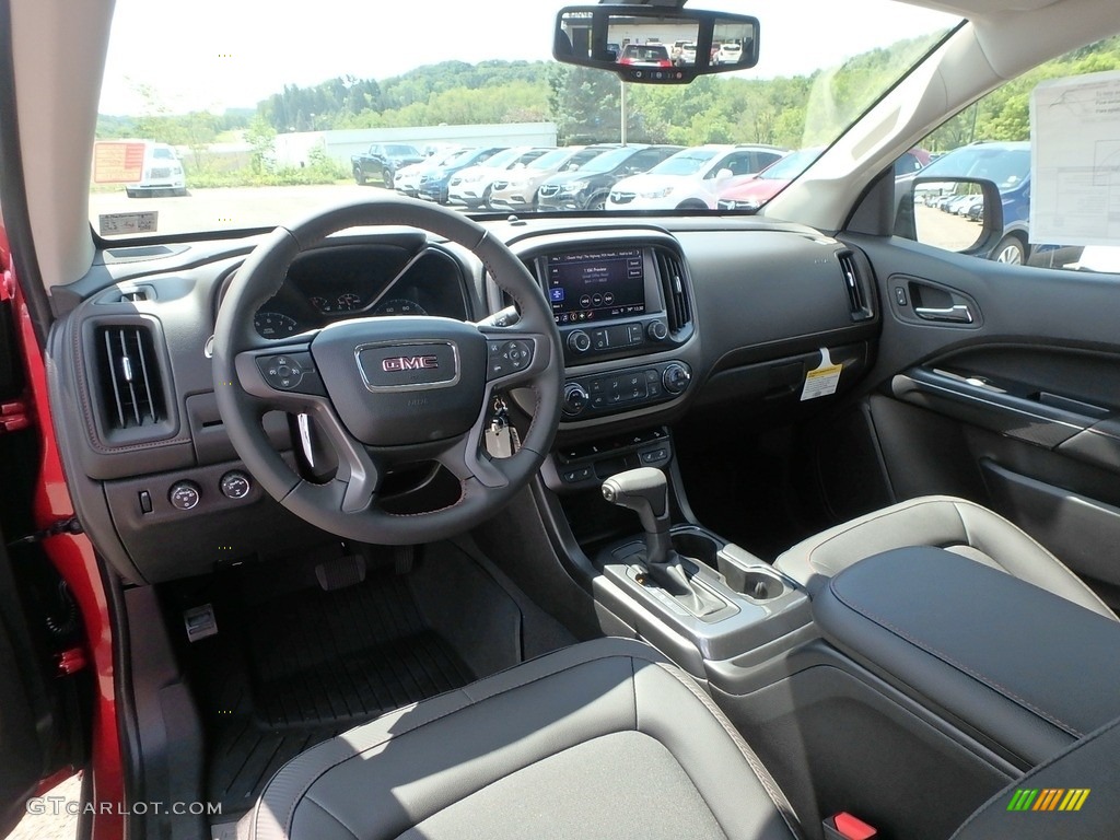 Jet Black Interior 2020 GMC Canyon All Terrain Crew Cab 4WD Photo #134683130
