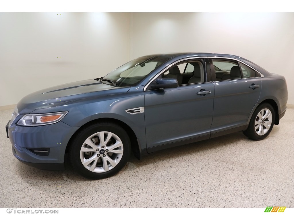 2010 Taurus SEL - Steel Blue Metallic / Light Stone photo #3