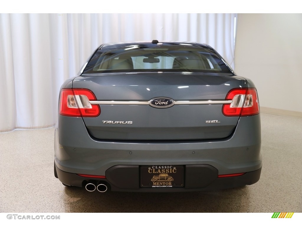 2010 Taurus SEL - Steel Blue Metallic / Light Stone photo #18