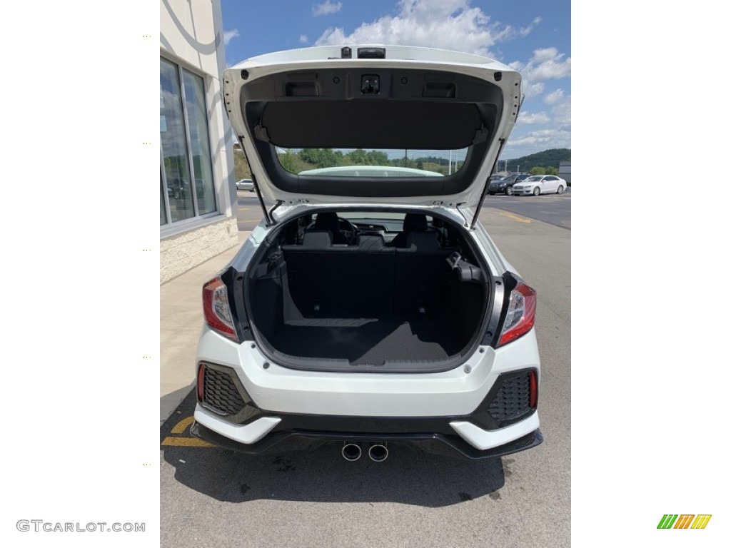 2019 Civic Sport Hatchback - White Orchid Pearl / Black photo #20