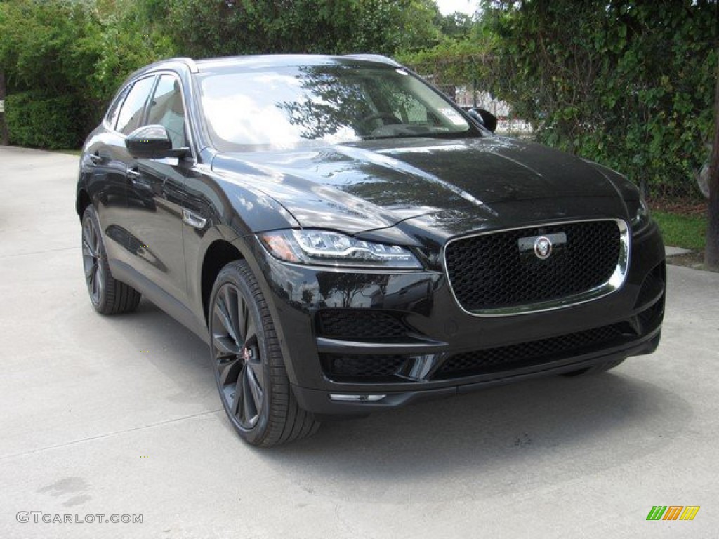 2020 F-PACE 30t Portfolio - Santorini Black Metallic / Ebony photo #2