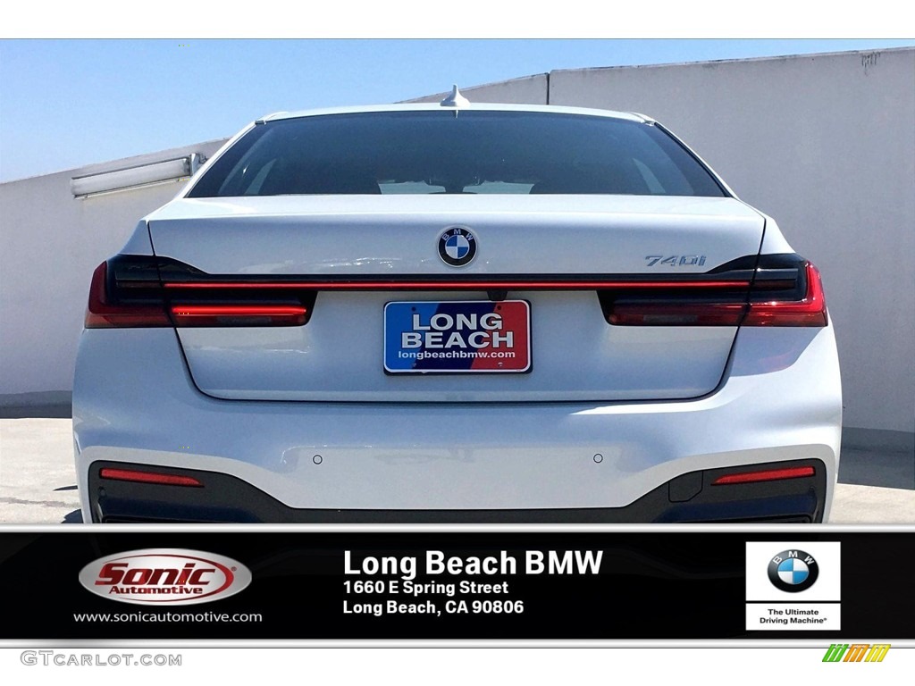 2020 7 Series 740i Sedan - Mineral White Metallic / Mocha photo #3