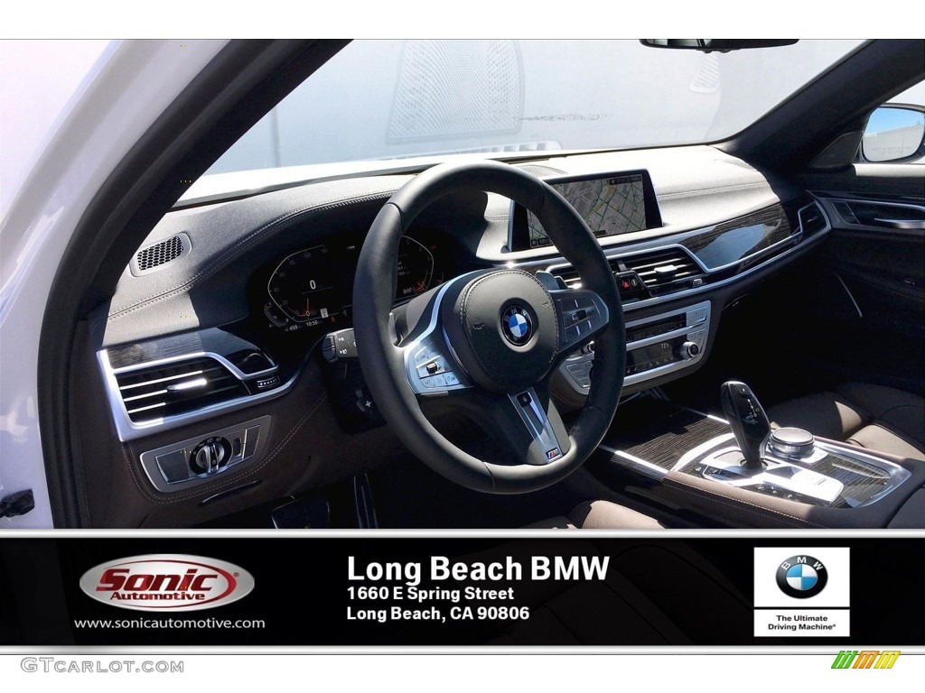 2020 7 Series 740i Sedan - Mineral White Metallic / Mocha photo #4