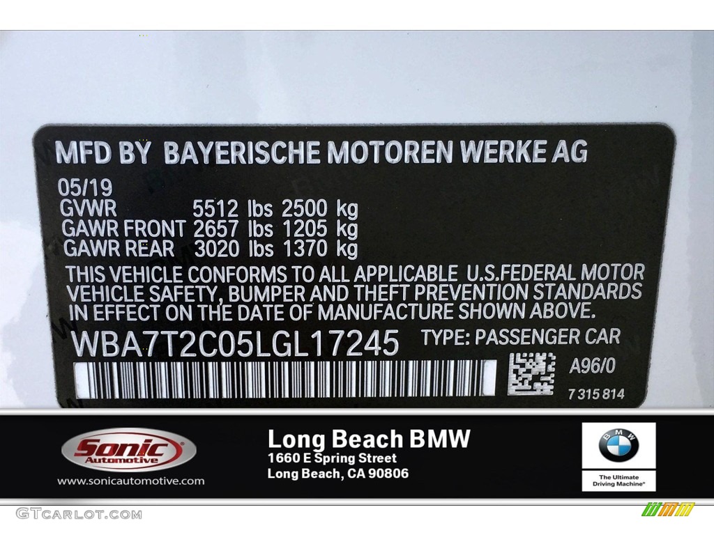 2020 7 Series 740i Sedan - Mineral White Metallic / Mocha photo #11