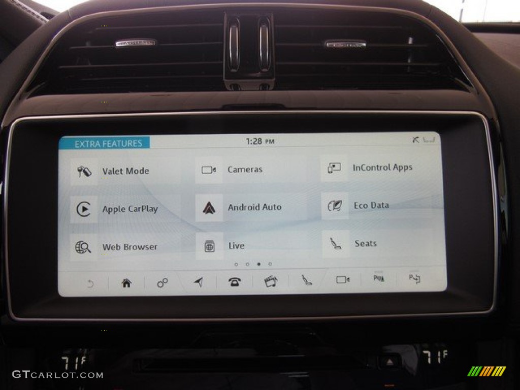 2020 F-PACE 30t Portfolio - Santorini Black Metallic / Ebony photo #32