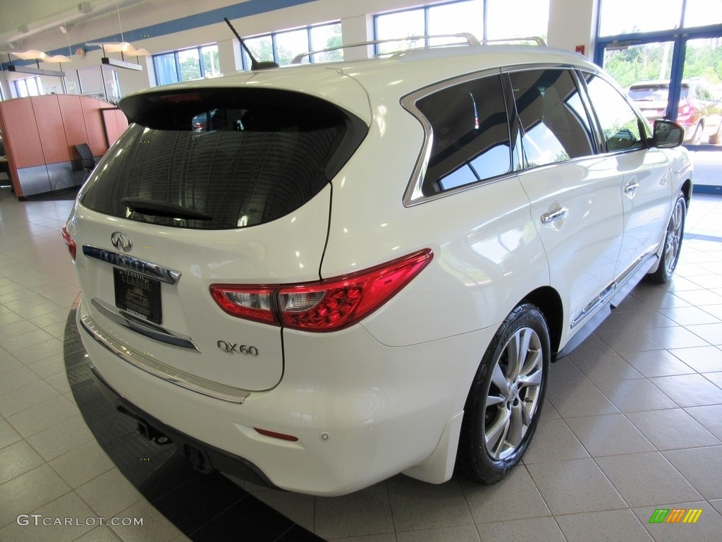 2015 QX60 3.5 AWD - Majestic White / Wheat photo #4