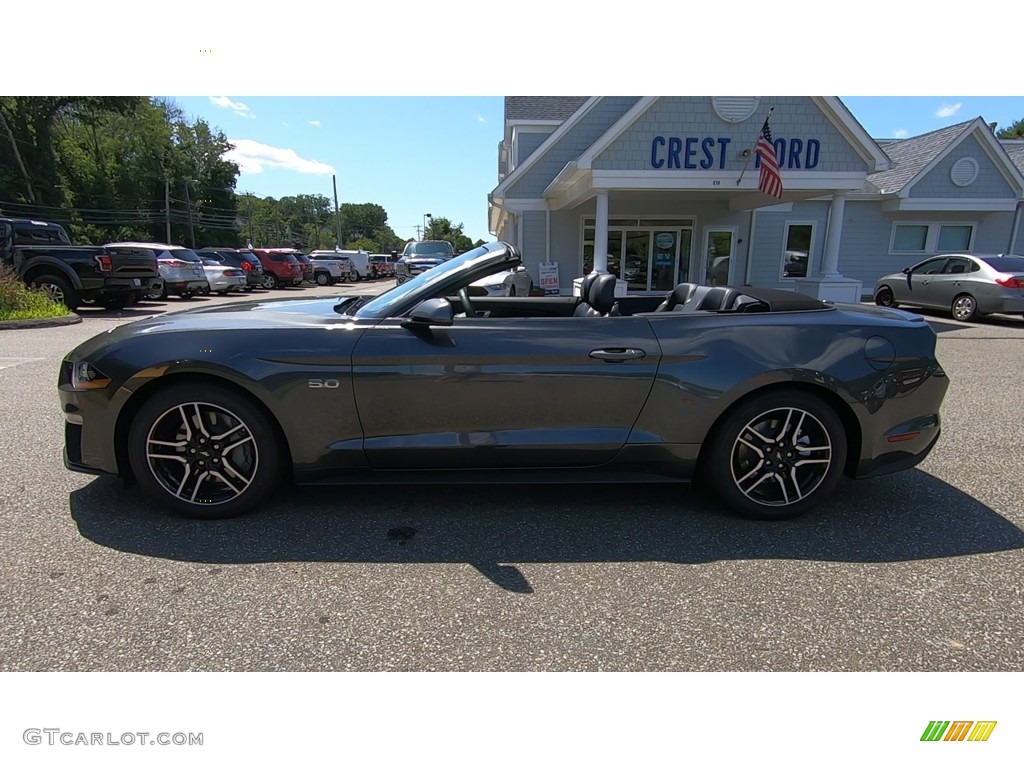 2019 Mustang GT Premium Convertible - Magnetic / Ebony photo #4